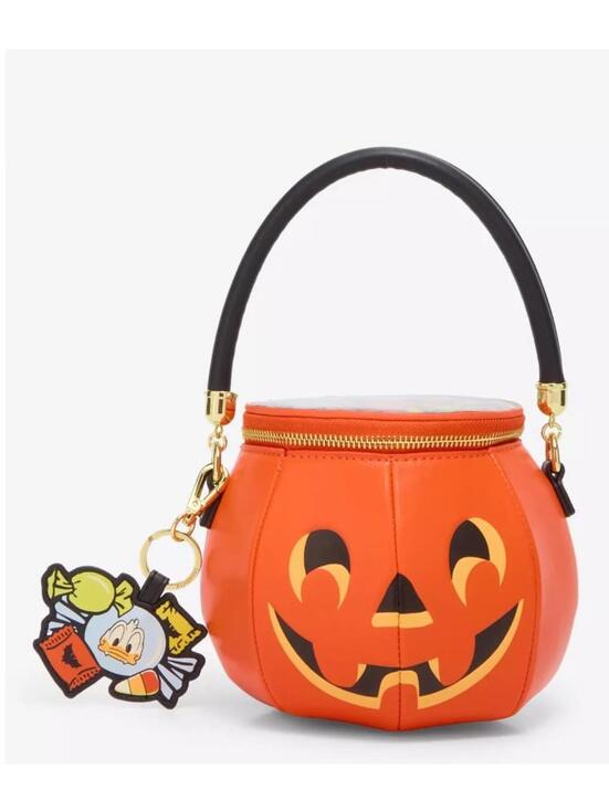 Loungefly Handbags - Loungefly Disney Donald Duck Devil Jack-o-Lantern Crossbody Bag